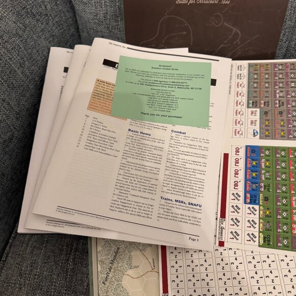 Arracourt (opened never played) Multi-Man Publishing - Picture 9 of 11